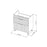 Trevi Wood White Matte Bathroom Vanity White Matte 6