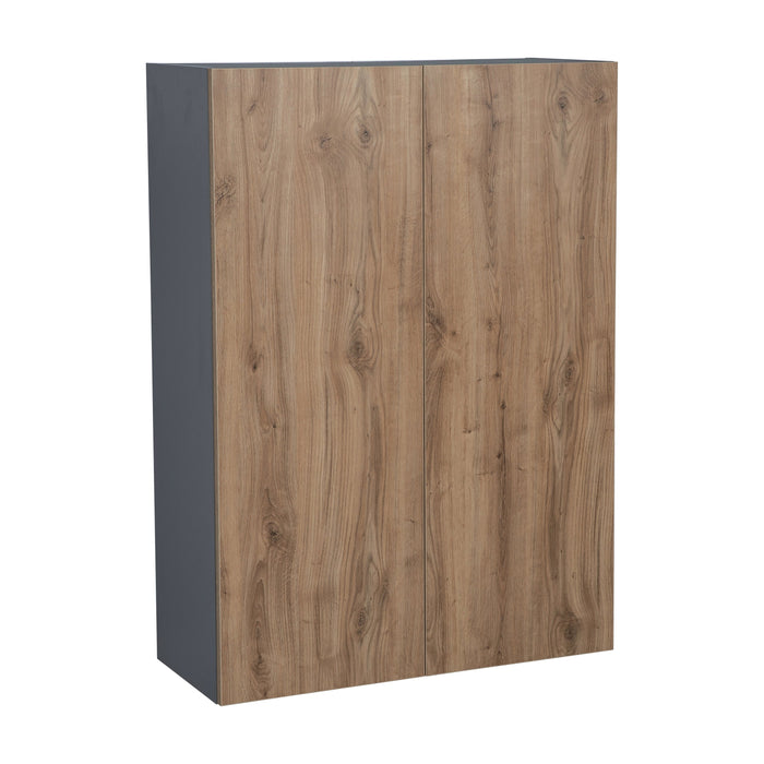 Wallkitchens Wood Natural Teak  Wall Cabinet Natural Teak 1