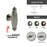 3131 Series Brushed Satin Nickel Metal Cabinet Knob 7