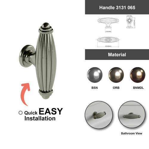 3131 Series Brushed Satin Nickel Metal Cabinet Knob 7