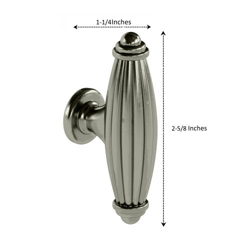 3131 Series Brushed Satin Nickel Metal Cabinet Knob 2