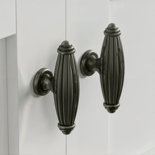 3131 Series Black Nickel polish by Machine w/ Dull Lacquer Metal Cabinet Knob 5