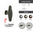 3131 Series Black Nickel polish by Machine w/ Dull Lacquer Metal Cabinet Knob 7