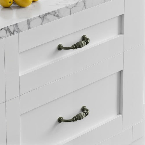 3131 Series Black Nickel polish by Machine w/ Dull Lacquer Metal Cabinet Pull 2