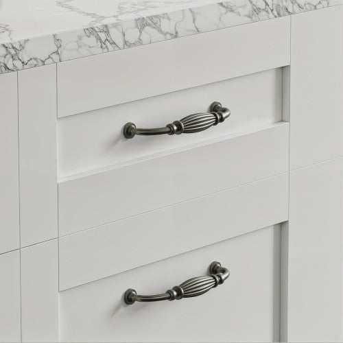 3131 Series Black Nickel polish by Machine w/ Dull Lacquer Metal Cabinet Pull 2