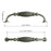 3131 Series Black Nickel polish by Machine w/ Dull Lacquer Metal Cabinet Pull 5