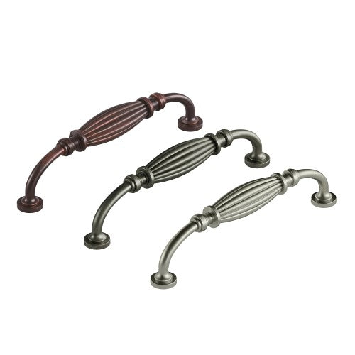 3131 Series Black Nickel polish by Machine w/ Dull Lacquer Metal Cabinet Pull 4