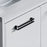 3137 Series Matte Black Metal Cabinet Pull 2