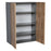 Wallkitchens Wood Natural Teak  Wall Cabinet Natural Teak 2