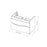 Wave Wood Gray Matte Bathroom Vanity Gray Matte 7