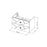 Picasso Wood White Matte Bathroom Vanity White Matte 7