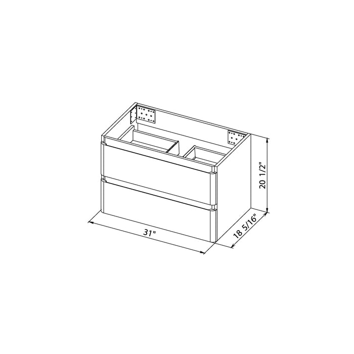 Comfort Wood Teak Natural  Bathroom Vanity Teak Natural 6