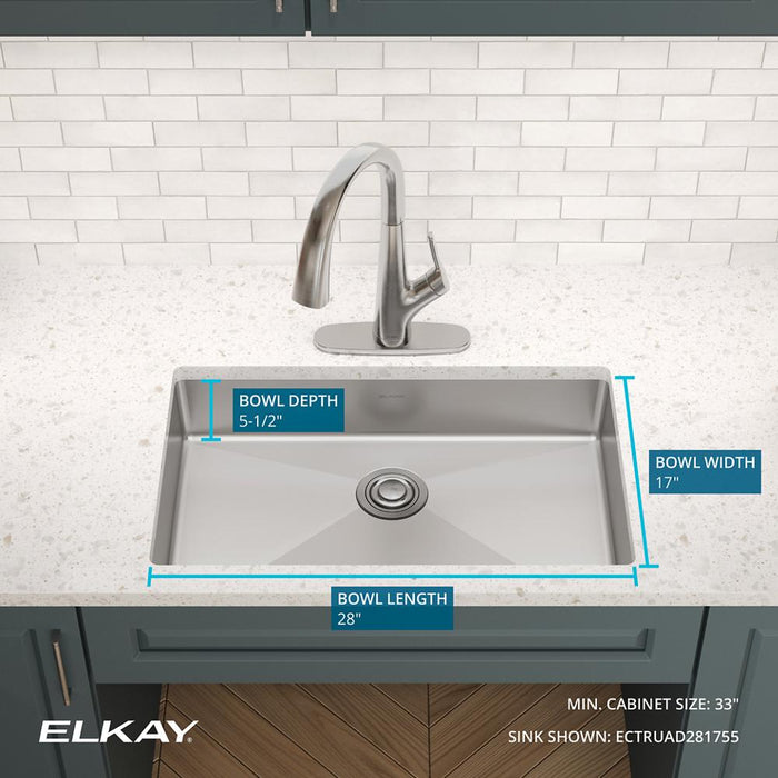 Crosstown Stainless Steel Kitchen Sink 8