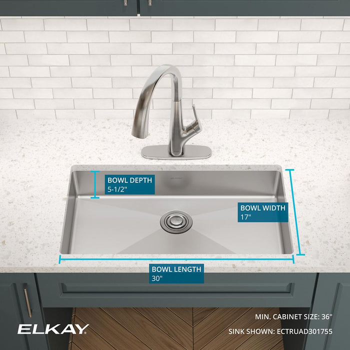 Crosstown Stainless Steel Kitchen Sink 10