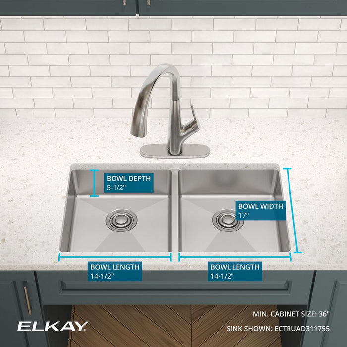 Crosstown Stainless Steel Kitchen Sink 6