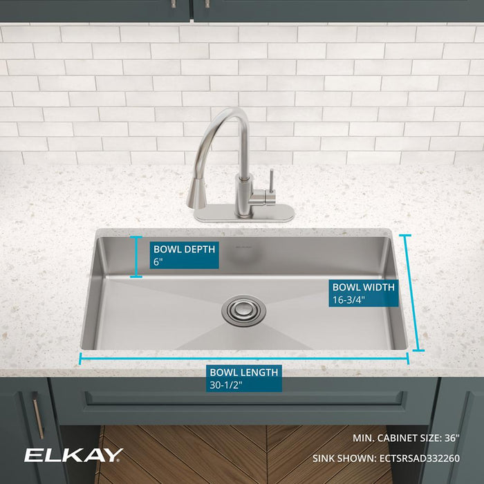 Crosstown Stainless Steel Kitchen Sink 8