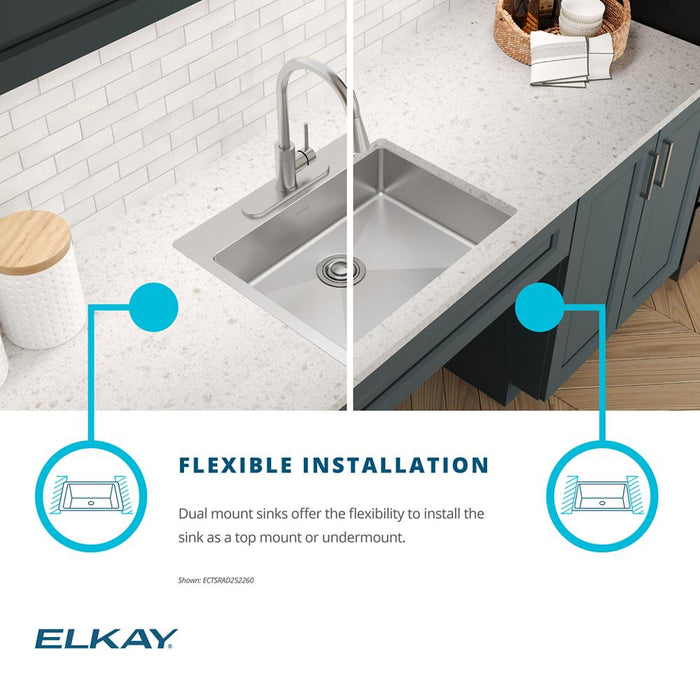 Crosstown Stainless Steel Kitchen Sink 8