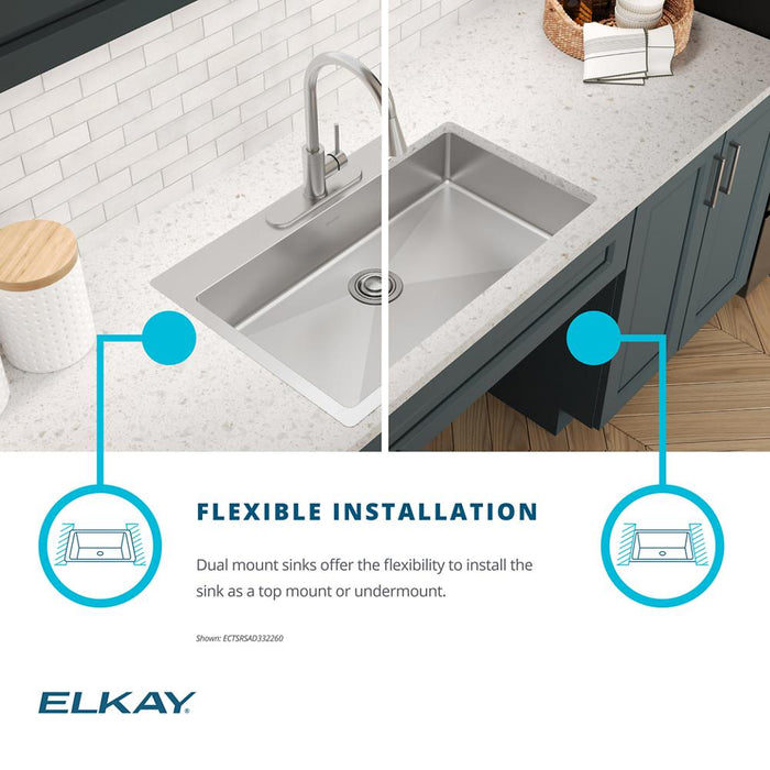 Crosstown Stainless Steel Kitchen Sink 9