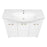 Classic Wood White Matte Bathroom Vanity White Matte 6
