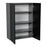 Wallkitchens Wood Black Matte Wall Cabinet Black Matte 2