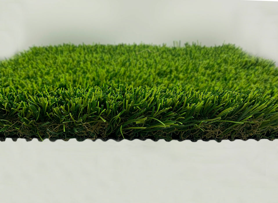Meraki Craze Field Green / Lime Polypropylene Turf - Urethane
