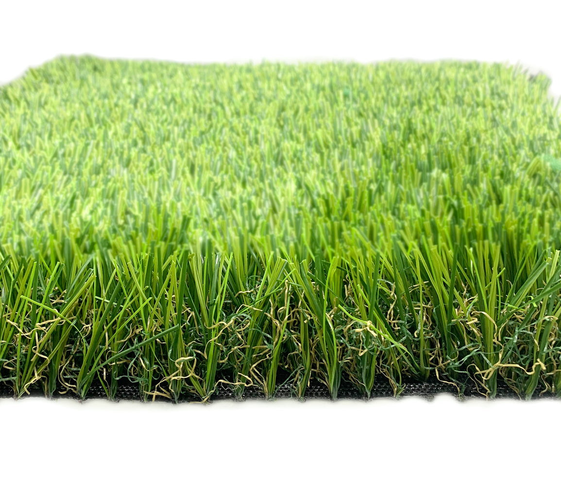 Meraki Mania Field Green / Lime Polypropylene Turf - Urethane