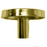 Tech Zinc Alloy Cabinet Knob Polished Brass 3
