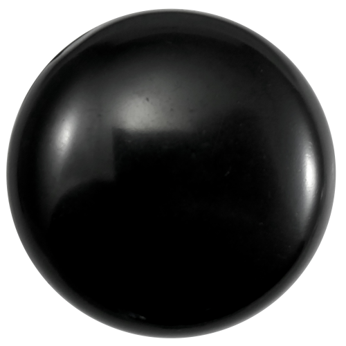 Plastics Zinc Alloy Cabinet Knob Black 3
