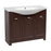 Classic Wood Brown Matte Bathroom Vanity Brown Matte 1