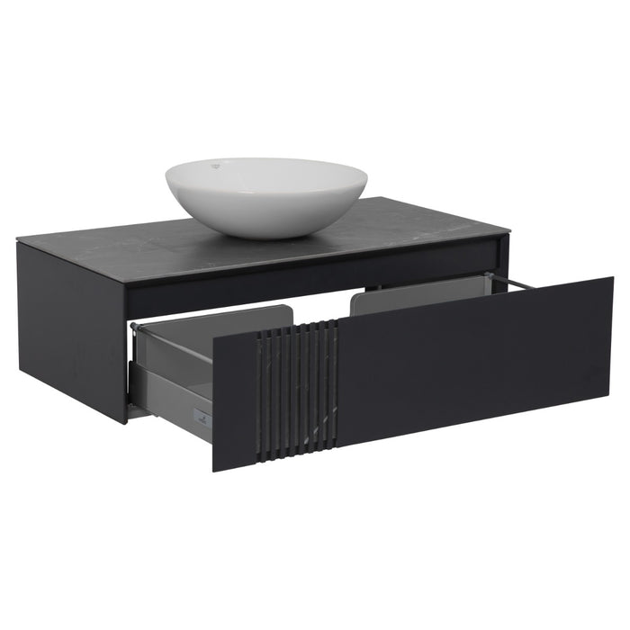 Manhattan Wood Concrete  Bathroom Vanity Concrete 3