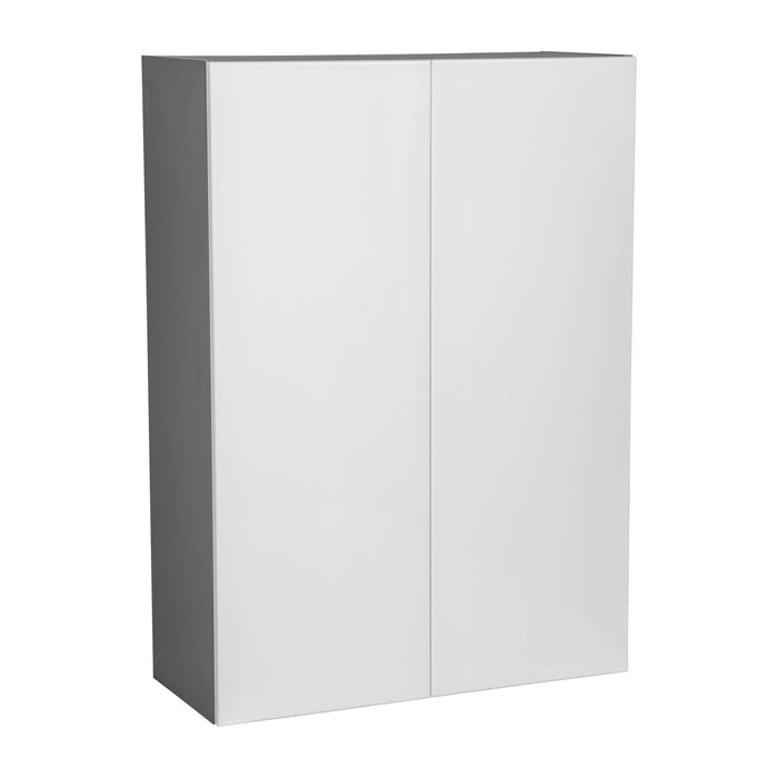 Wallkitchens Wood White Glossy Wall Cabinet White Glossy 1