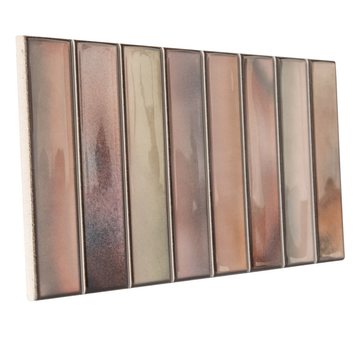 Borealis Ceramic Garnet Tile Glossy 9