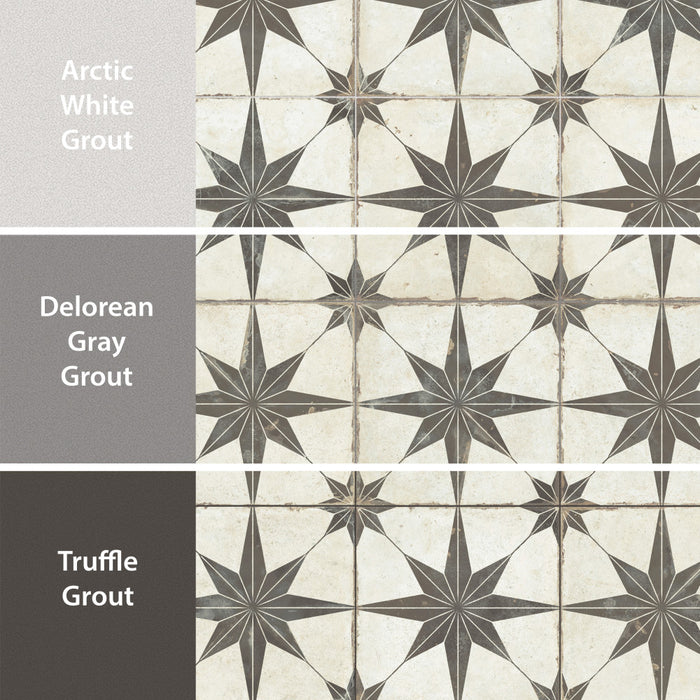 Kings Porcelain Star Supernova Nero Tile Matte 5