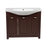 Classic Wood Brown Matte Bathroom Vanity Brown Matte 5