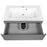 Comfort Wood Gray Matte Bathroom Vanity Gray Matte 6