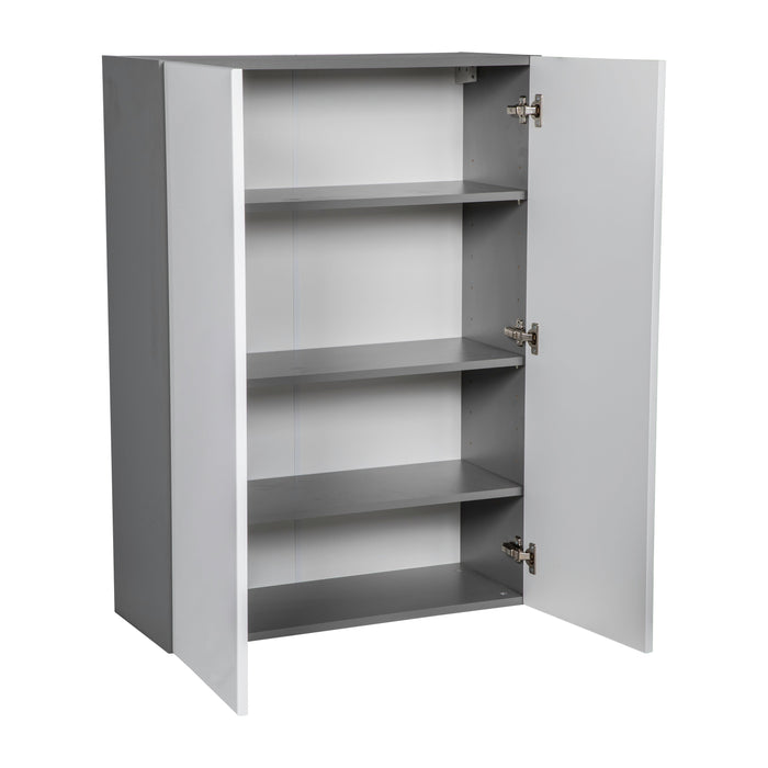 Wallkitchens Wood White Glossy Wall Cabinet White Glossy 2