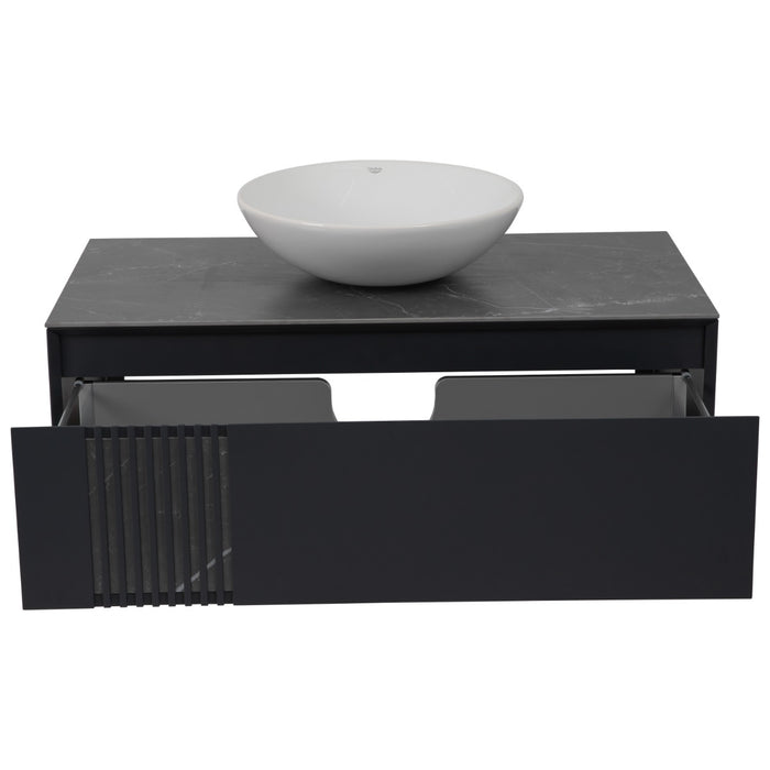 Manhattan Wood Concrete  Bathroom Vanity Concrete 4