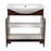 Classic Wood Brown Matte Bathroom Vanity Brown Matte 4