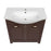Classic Wood Brown Matte Bathroom Vanity Brown Matte 6