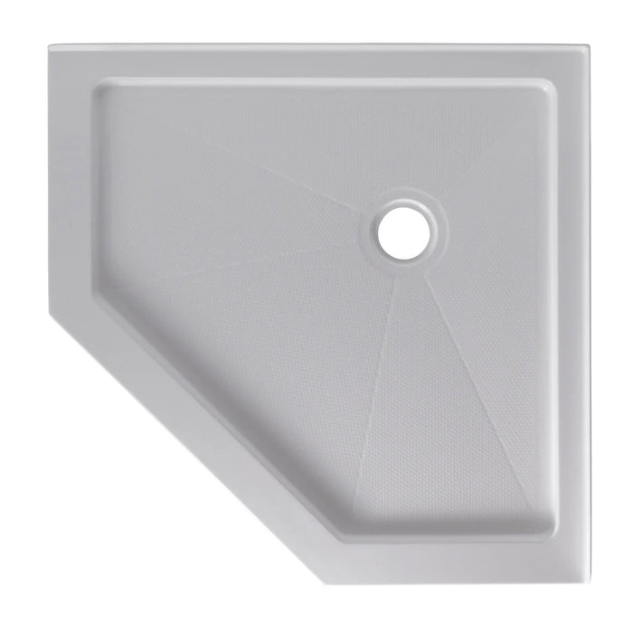 Acrylic White Shower Base Glossy 2