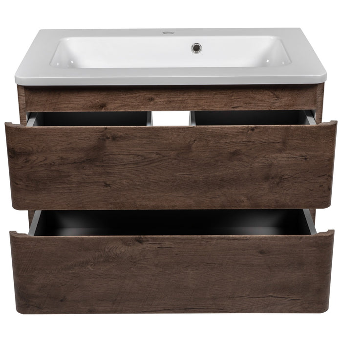 Comfort Wood Rosewood  Bathroom Vanity Rosewood 4