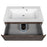 Comfort Wood Rosewood  Bathroom Vanity Rosewood 5