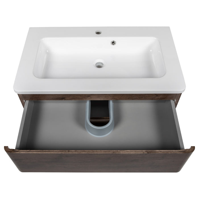 Comfort Wood Rosewood  Bathroom Vanity Rosewood 5