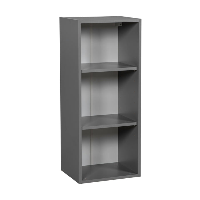 Wallkitchens Wood Grey  Wall Cabinet Grey 1