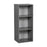 Wallkitchens Wood Grey  Wall Cabinet Grey 1