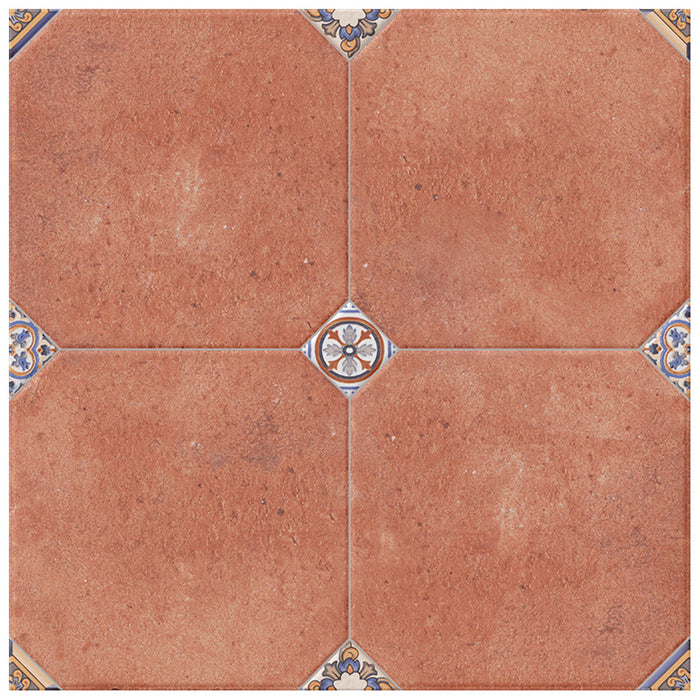 Manises Porcelain Décor Cuero Tile Matte 3