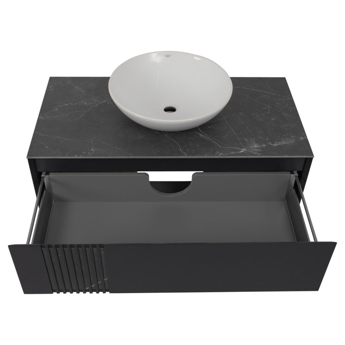 Manhattan Wood Concrete  Bathroom Vanity Concrete 6