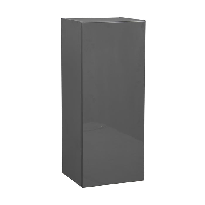 Wallkitchens Wood Grey Glossy Wall Cabinet Grey Glossy 1