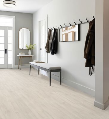NatureTEK Plus Colossia Xxl Cloudburst Oak Laminate Wood Plank Flooring - Textured