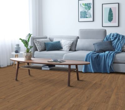 NatureTEK Plus Vestia Russet Oak Laminate Wood Plank Flooring - Textured